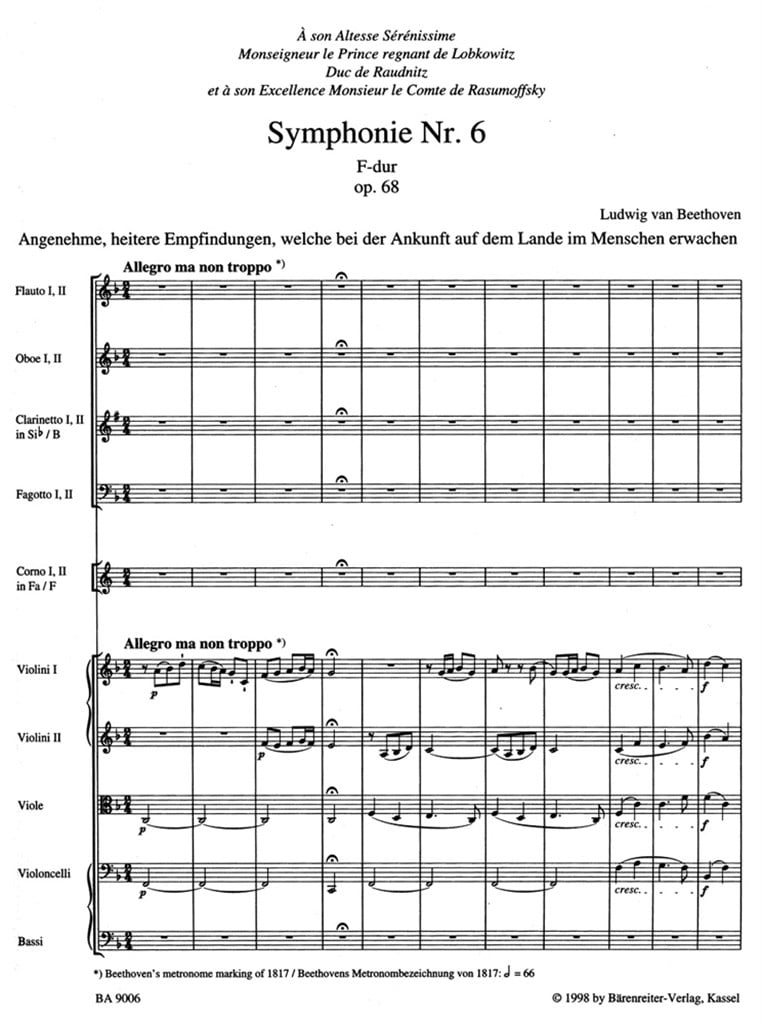 Symphony in F major No. 6